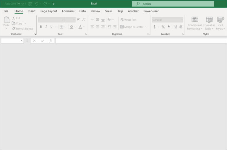 Xử lý lỗi trắng trang trong Excel